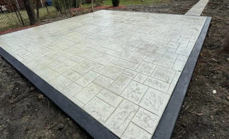 Redding concrete decorative stamped concrete services