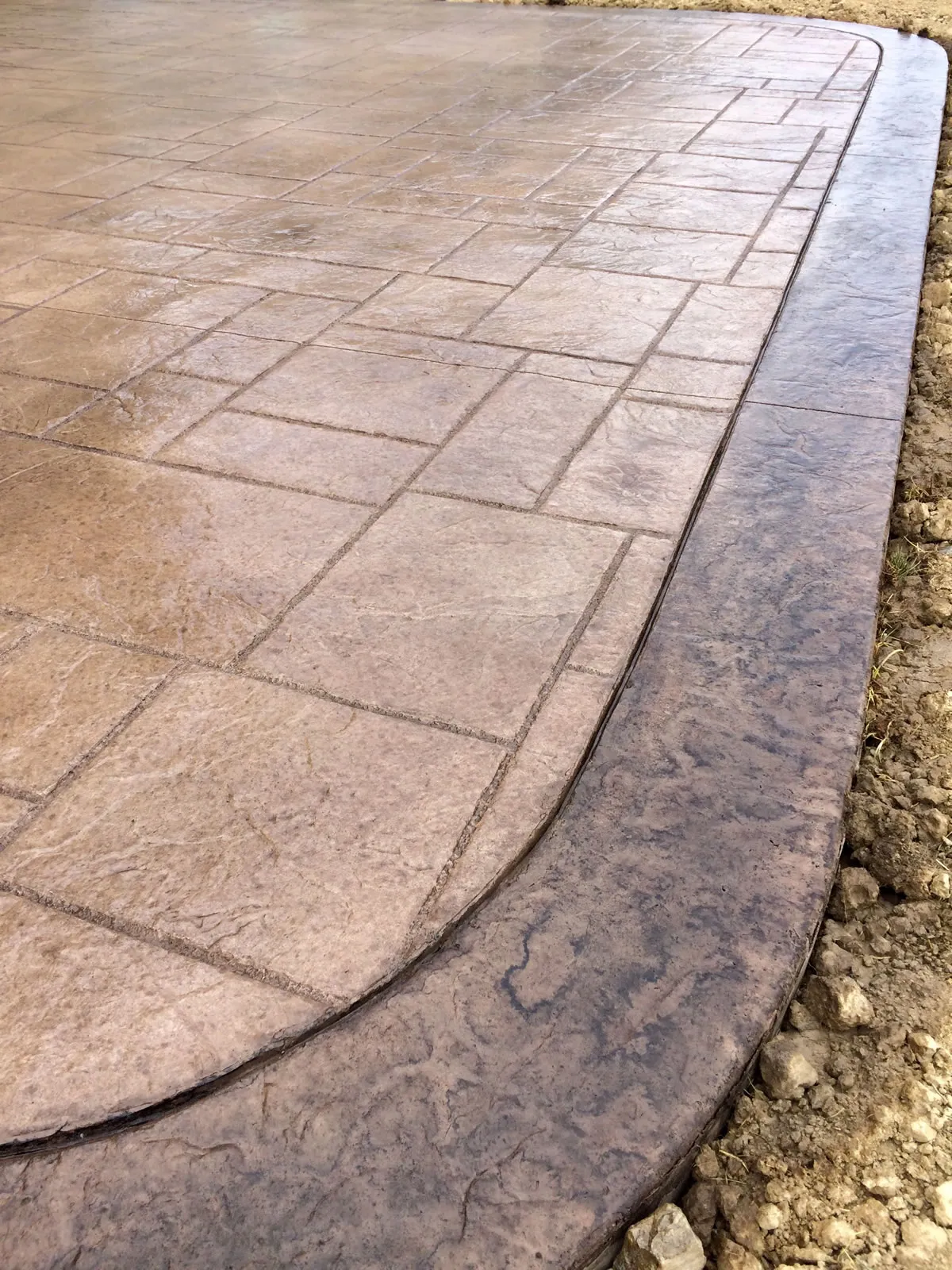 Custom Stamped Patio