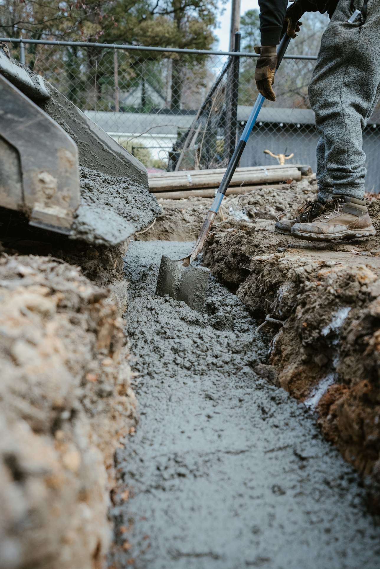 Commercial concrete foundation