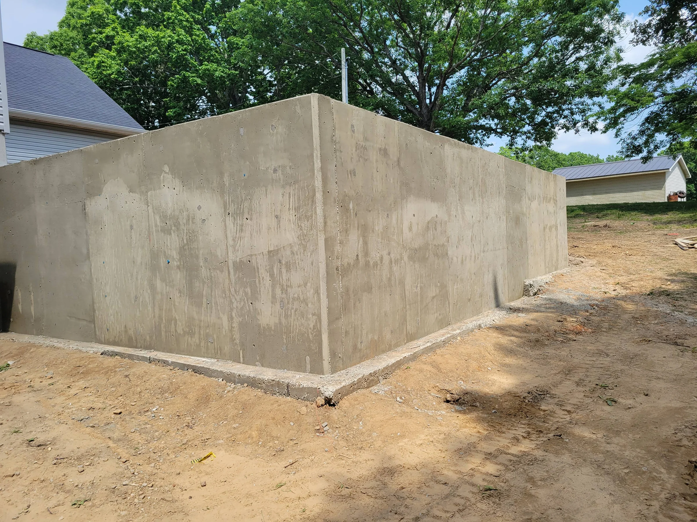 Structural Retaining Wall